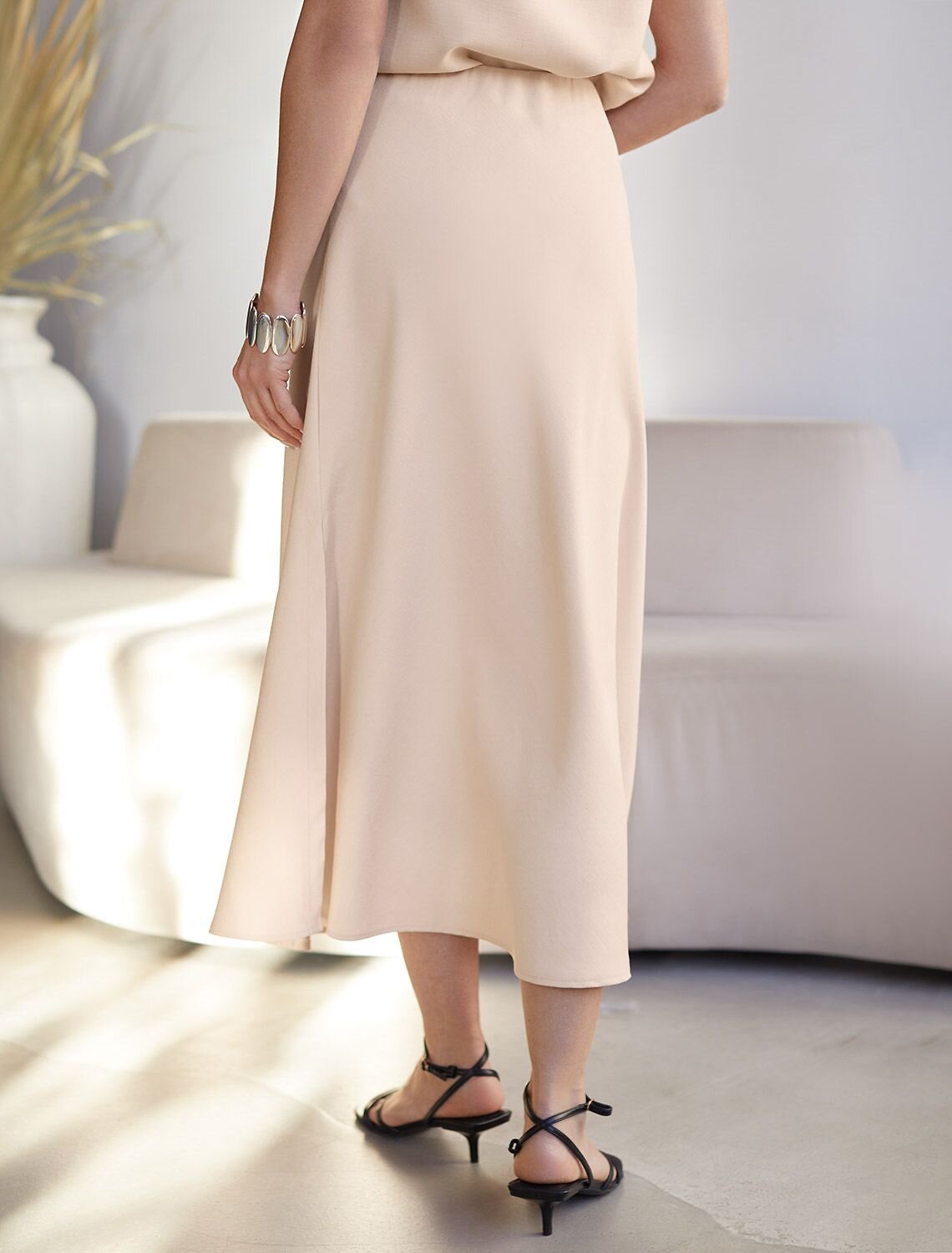 VILATTE Юбка 588324 D26.208 овсяный