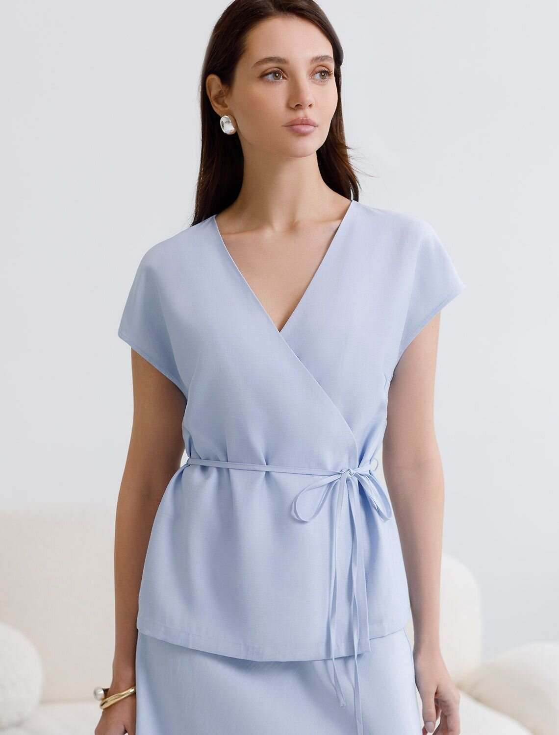 VILATTE Жилет 588326 D27.004 голубой