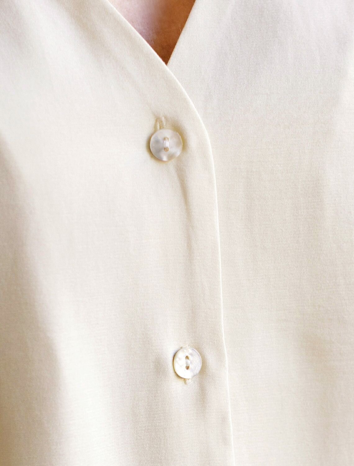 VILATTE Блузка 588335 D29.356 натуральный белый