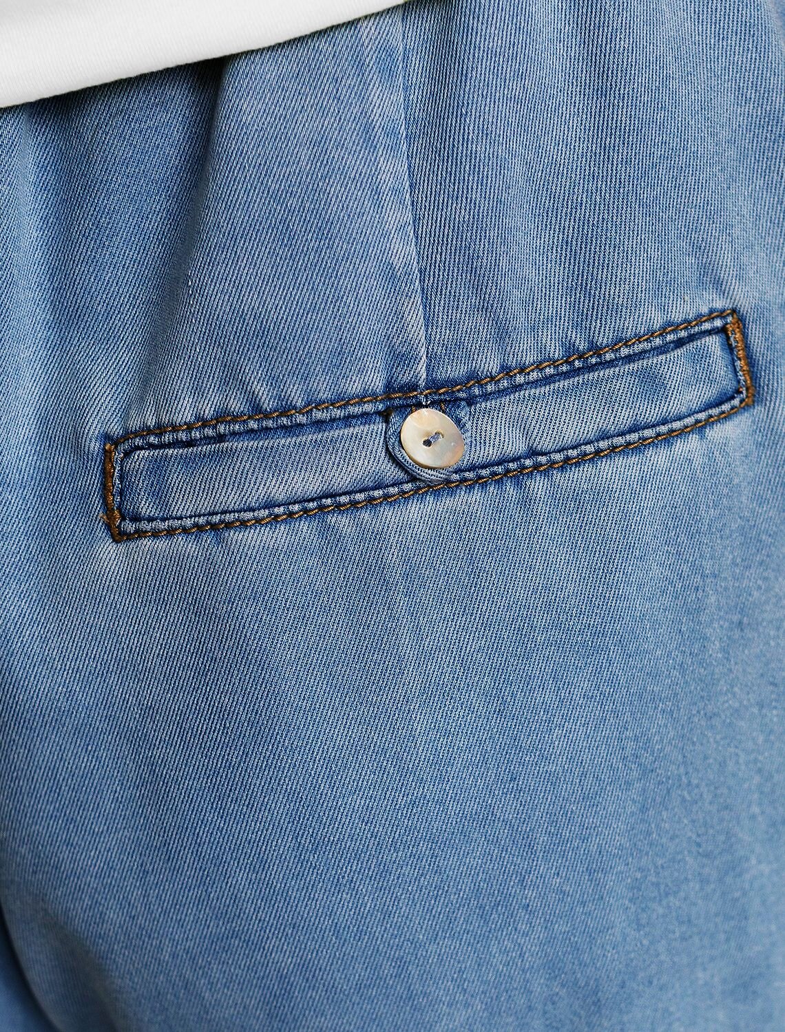 VILATTE Брюки 588344 D54.239 светло-синий