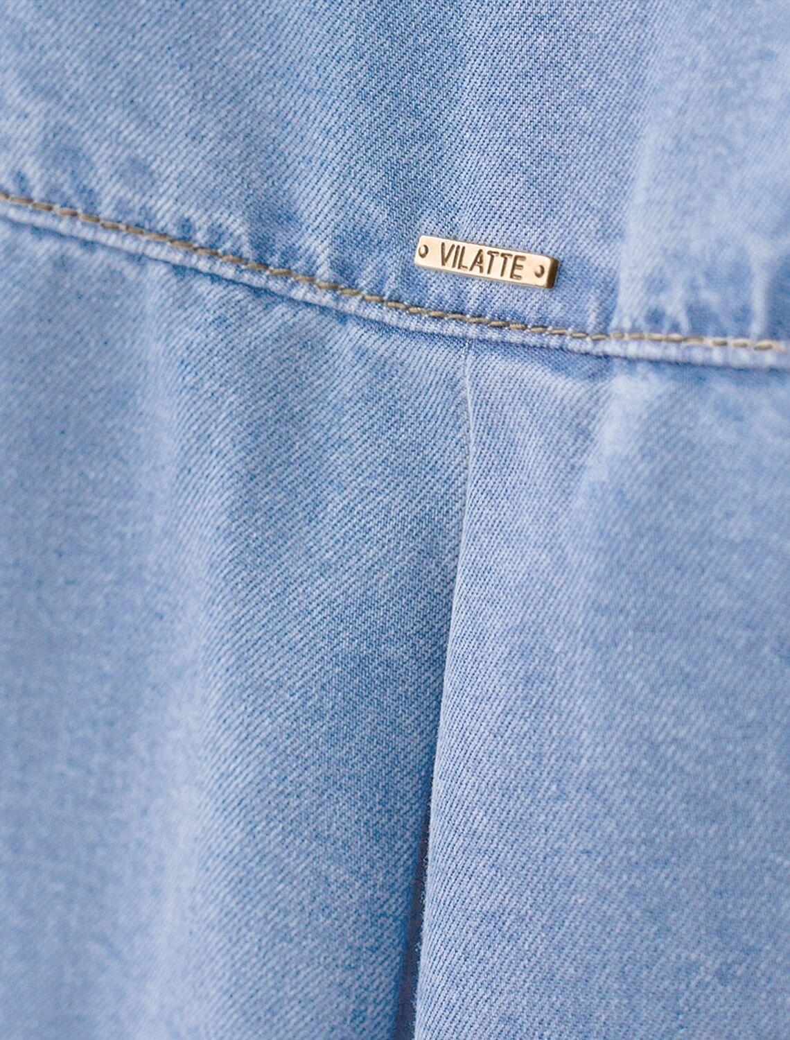 VILATTE Блузка 588348 D59.018 светло-голубой