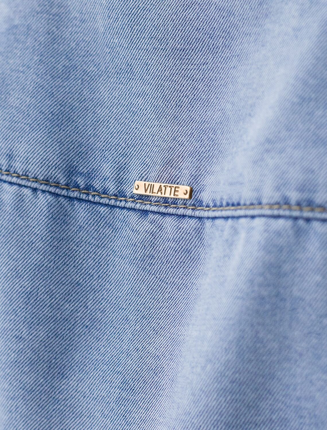 VILATTE Блузка 588350 D59.020 светло-голубой