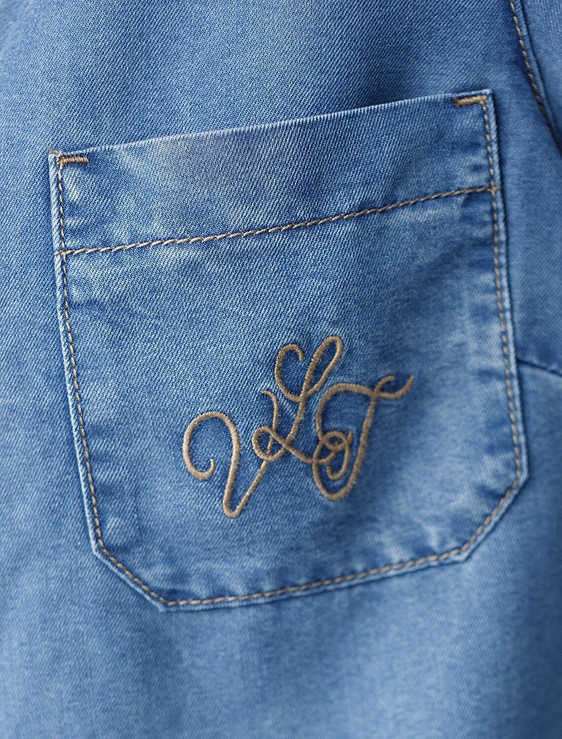 VILATTE Блузка 588352 D59.021 светло-синий