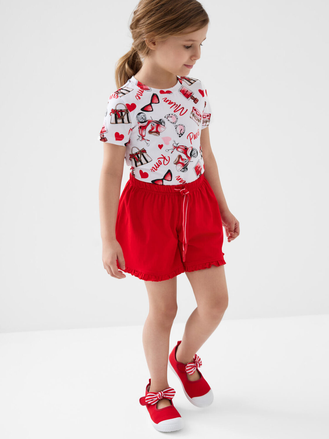 PLAYTODAY Шорты 588387 12622407 светло-розовый,красный