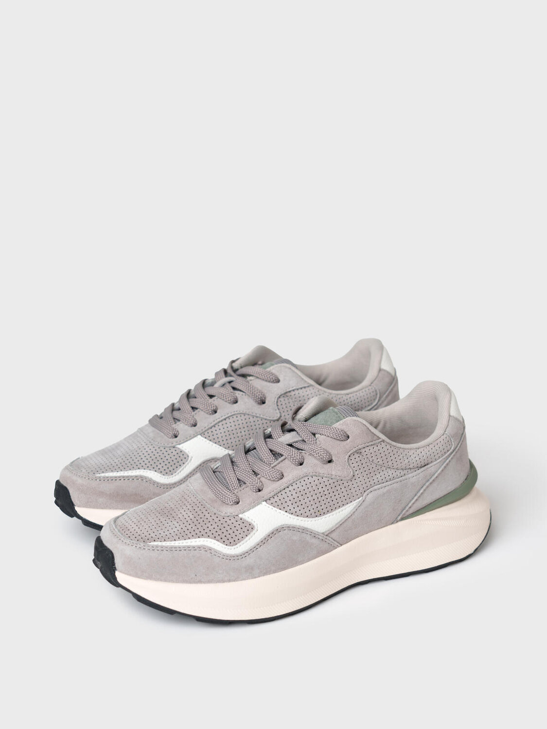 PLAYTODAY Полуботинки 588413 12666721 серый,зеленый