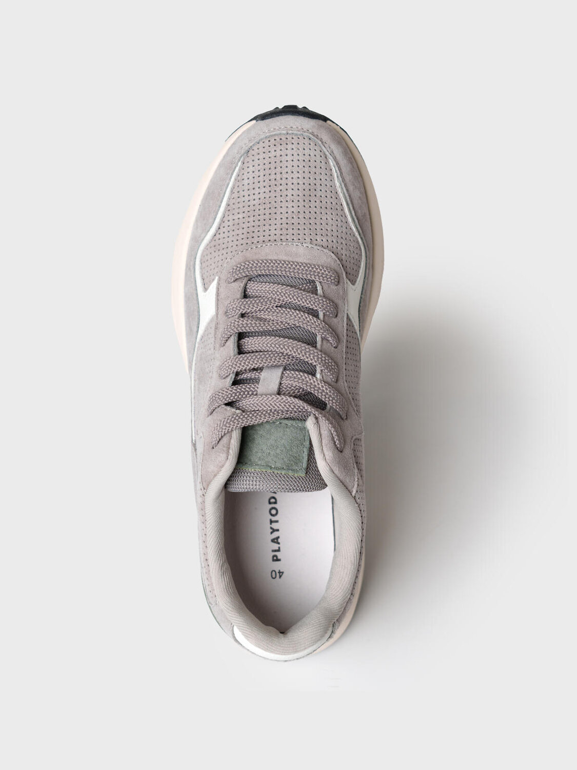 PLAYTODAY Полуботинки 588413 12666721 серый,зеленый