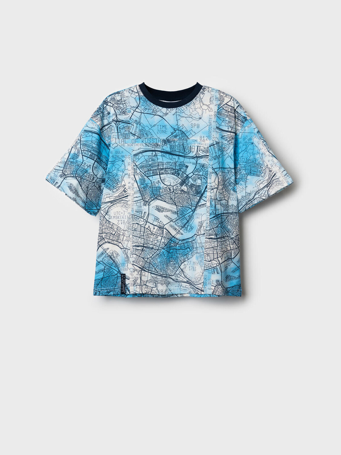 PLAYTODAY Фуфайка 588437 12611469 белый,тёмно-синий,голубой