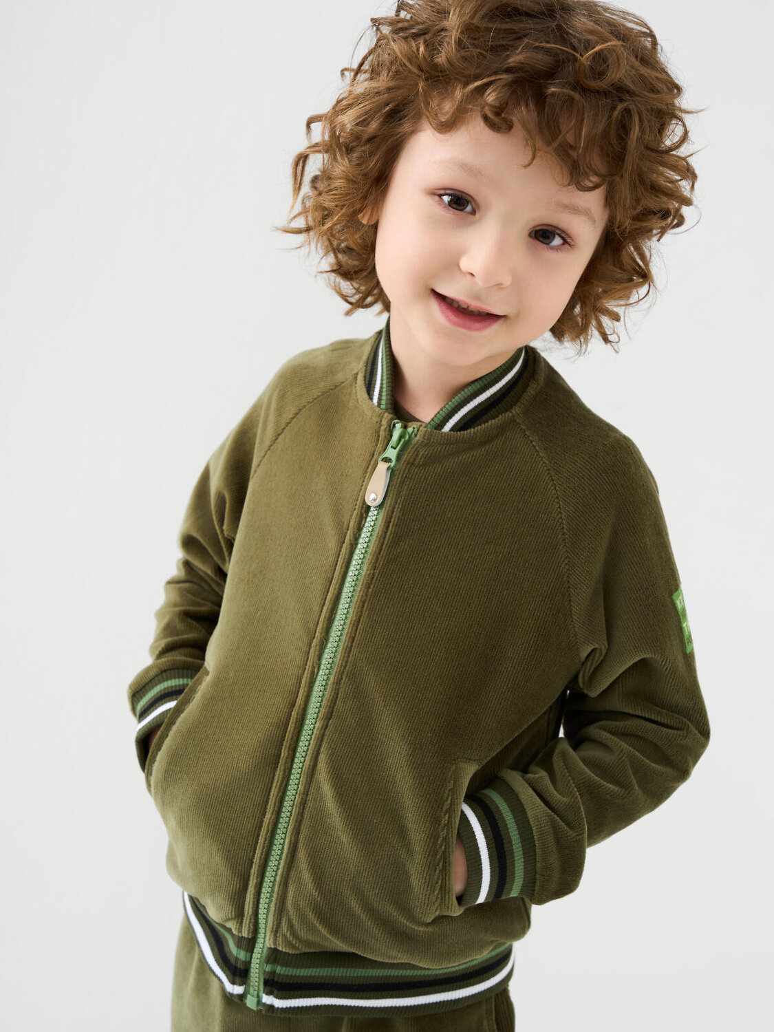 PLAYTODAY Толстовка 588477 12612065 темно-зеленый