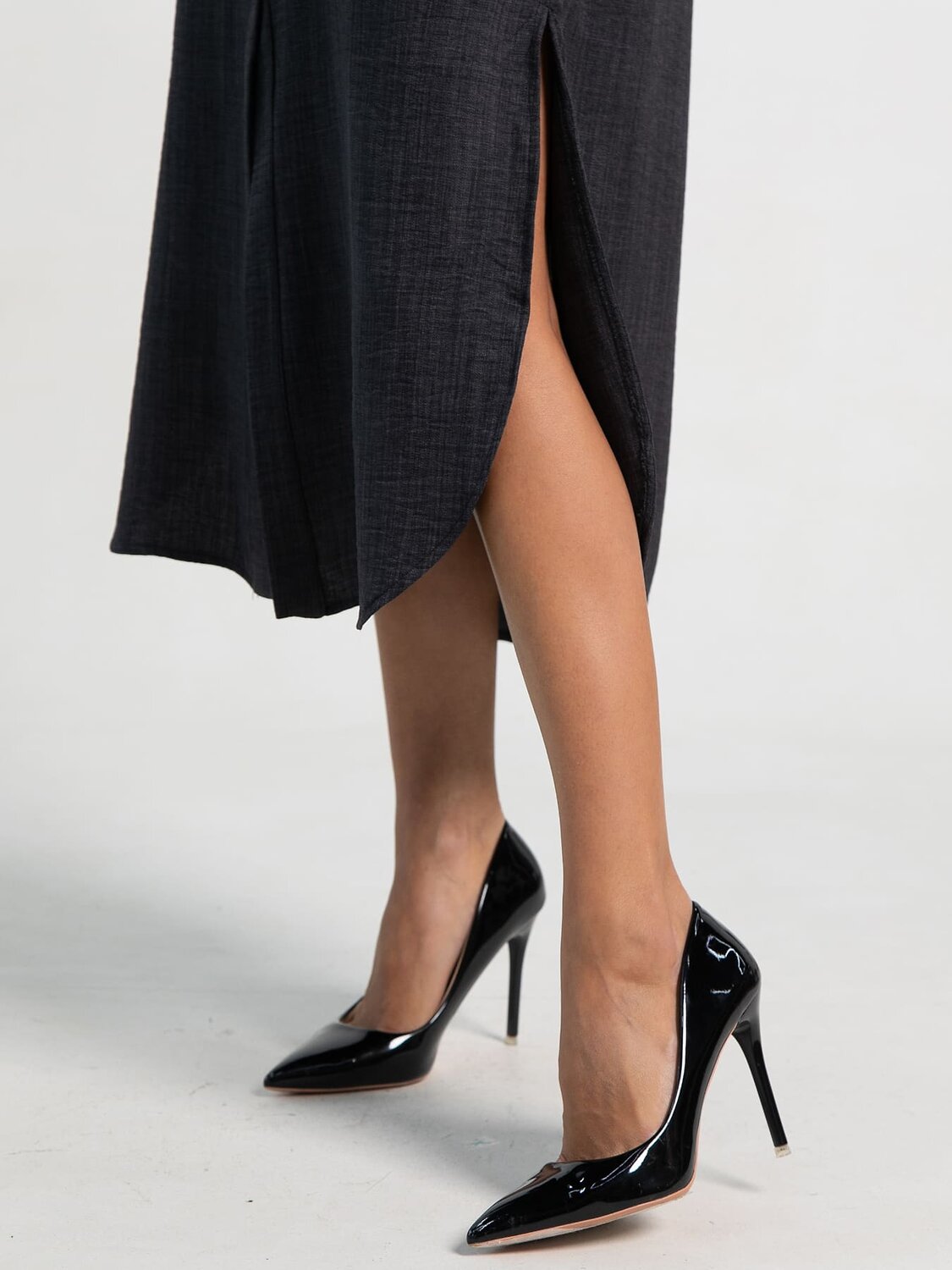 LT Collection Платье-рубашка 588483 П15482-10М черный