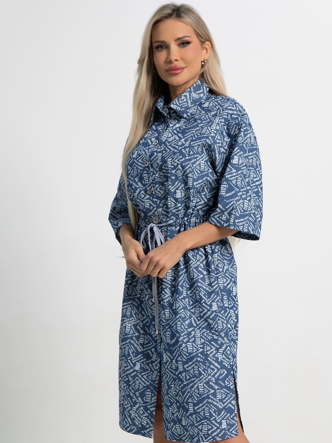 LT Collection Платье 588490 П15450-4М синий