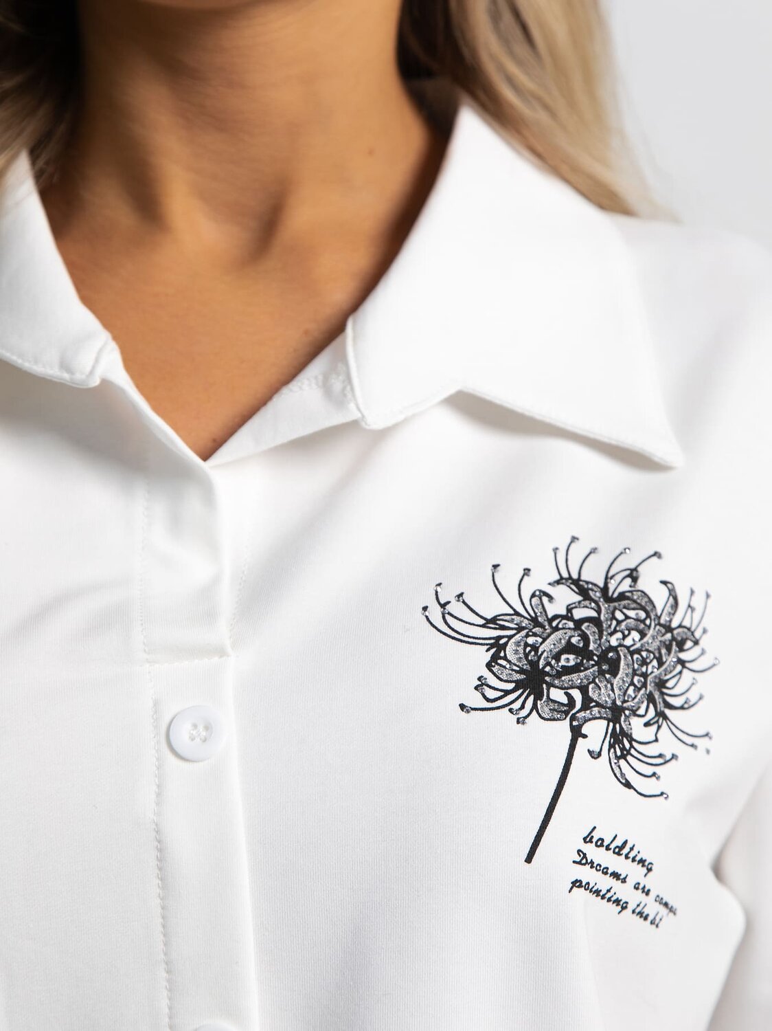 LT Collection Блуза 588492 Б15424-18М белый