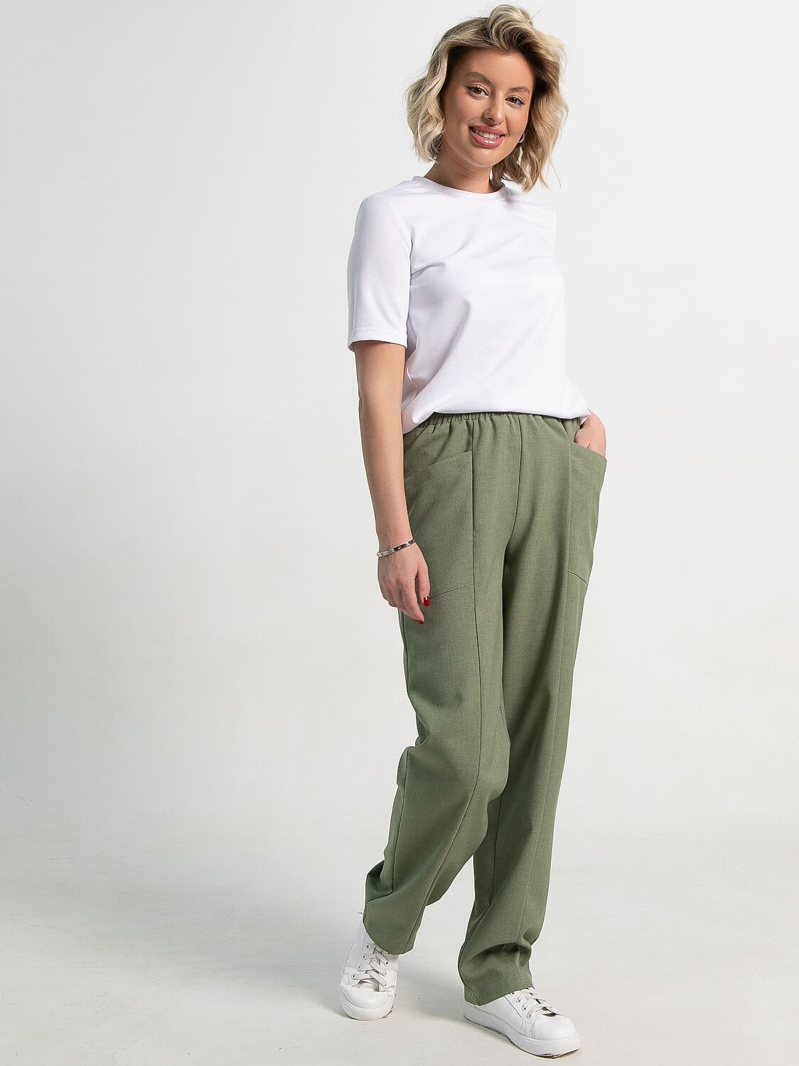 LT Collection Брюки 588496 Б15256-19М оливковый