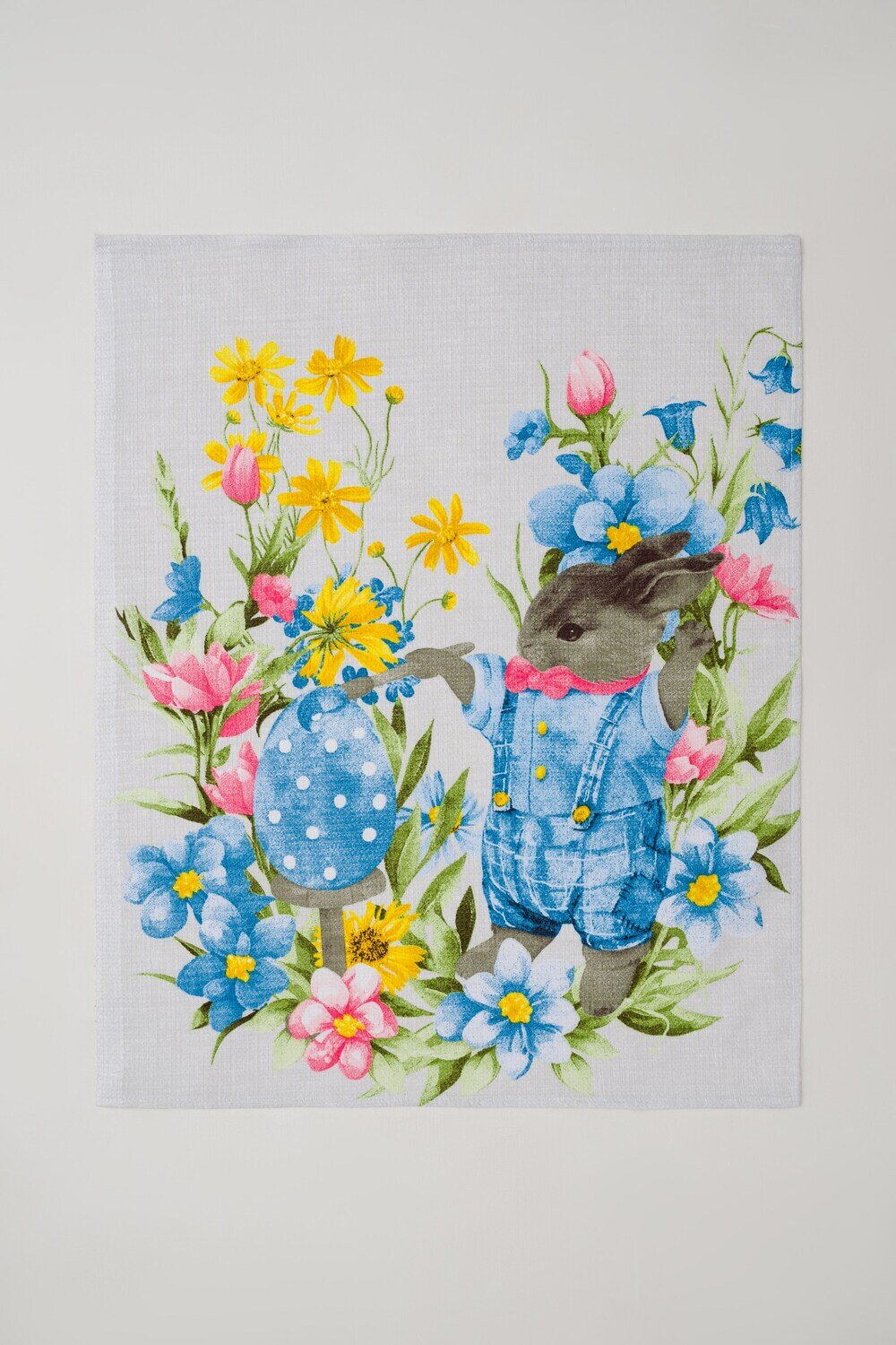 Натали Полотенце 588511 Полотенце подготовка к Пасхе серый