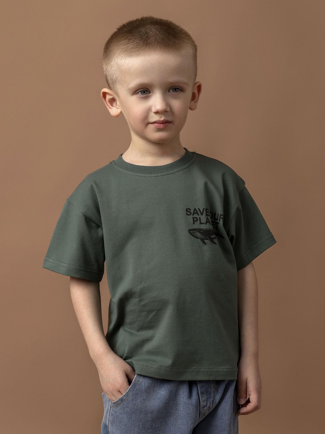 BATIK Футболка 588566 040_ЛС26 Хаки