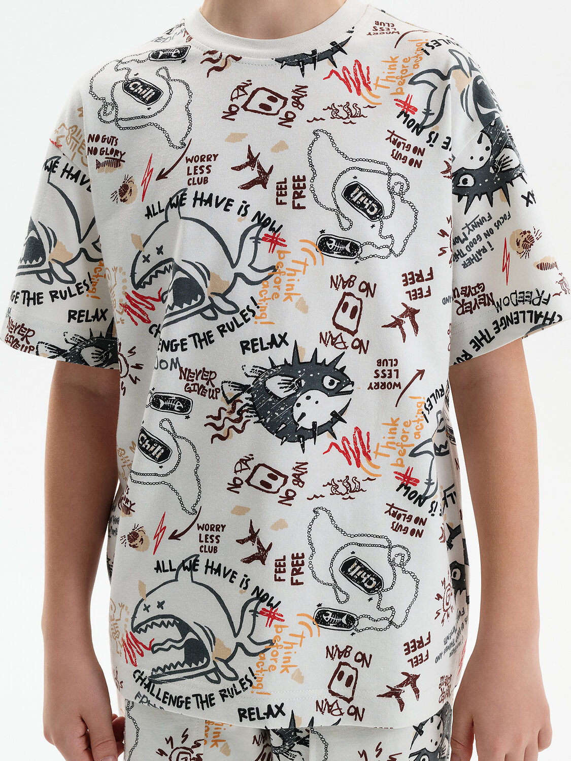 PELICAN Футболка 588572 BFT3389/8U Молочный