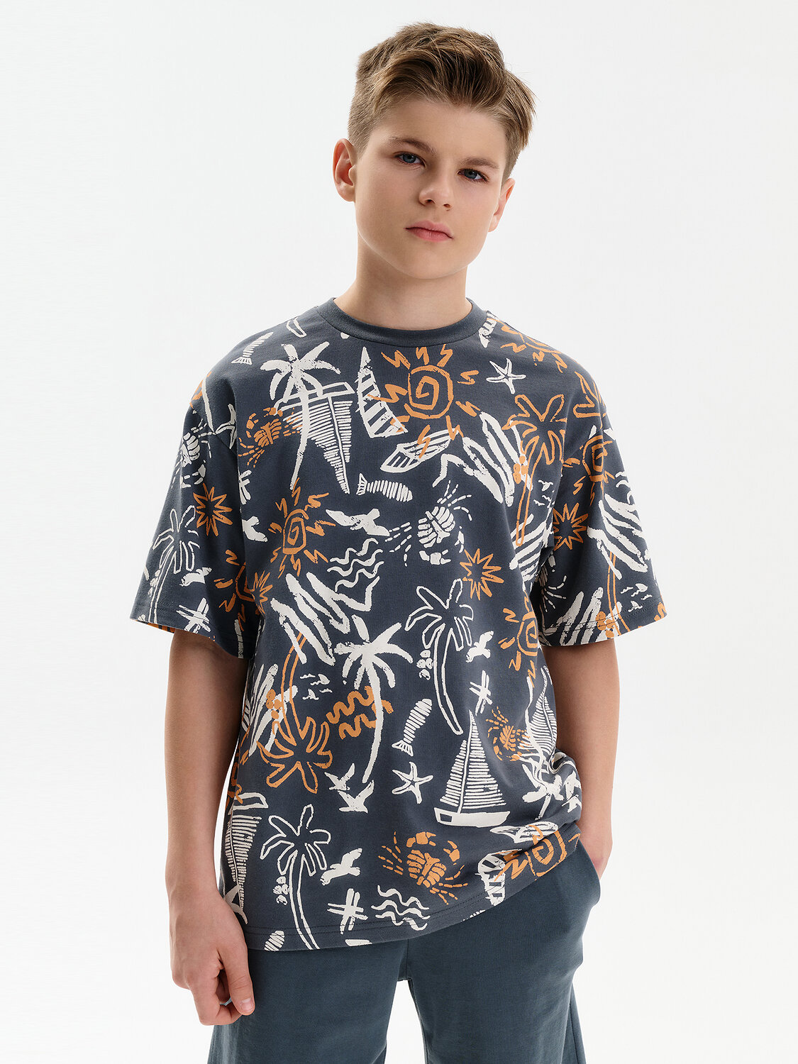 PELICAN Футболка 588573 BFT3389/9U Серый