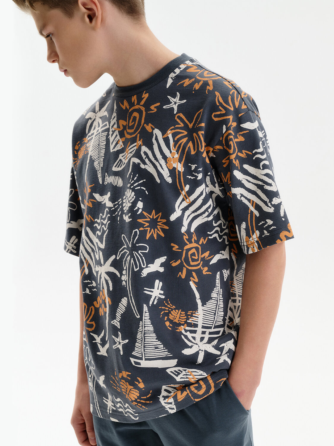 PELICAN Футболка 588573 BFT3389/9U Серый