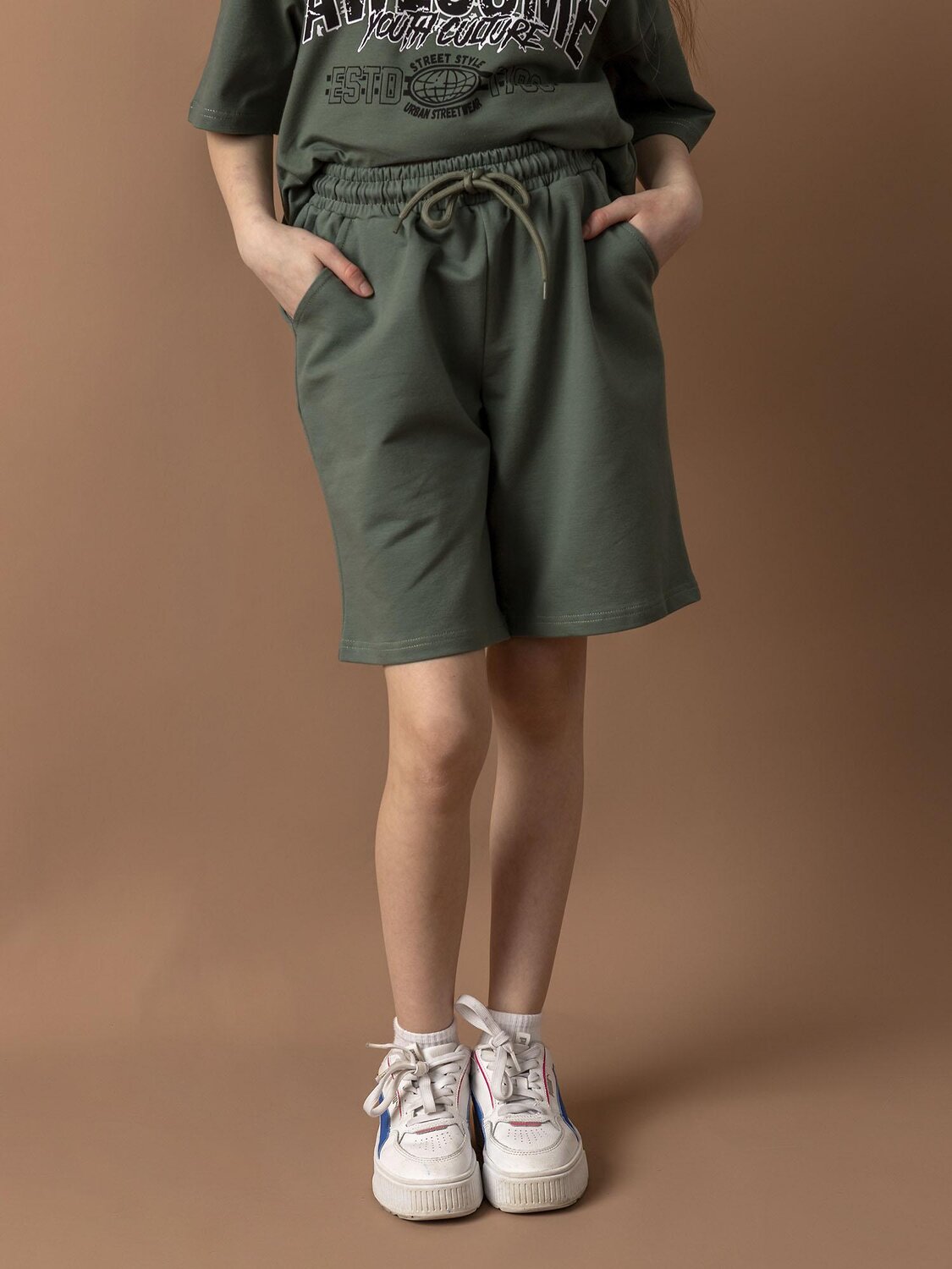 BATIK Шорты 588590 015_ЛП26 Хаки