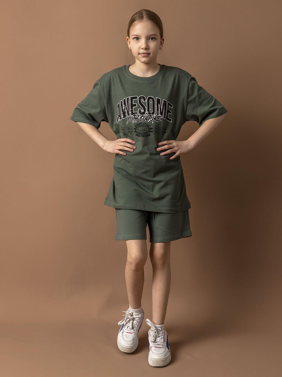 BATIK Футболка 588596 007_ЛП26 Хаки