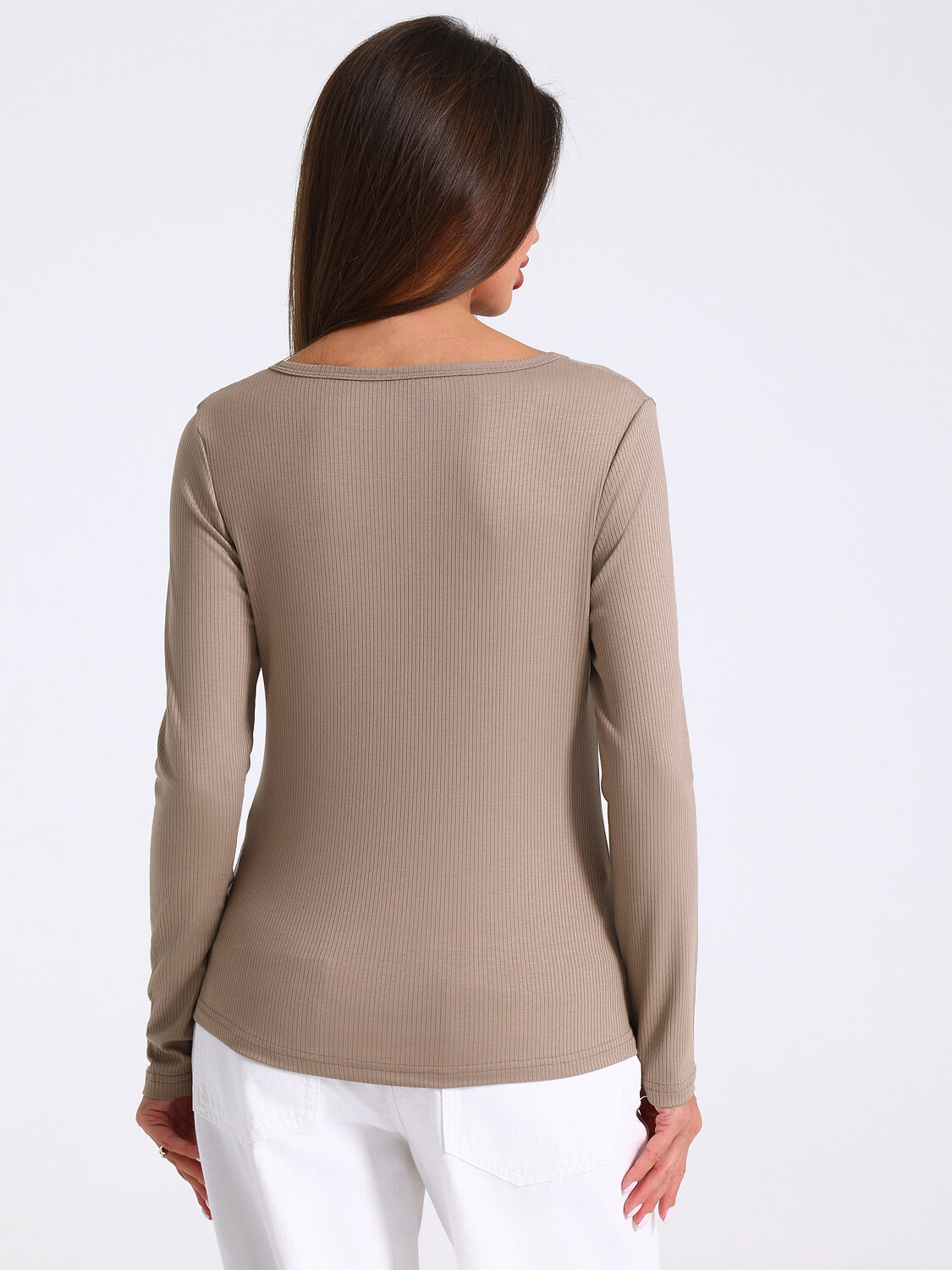 Апрель Лонгслив 588608 1ЖДЛД4830323 бежевый