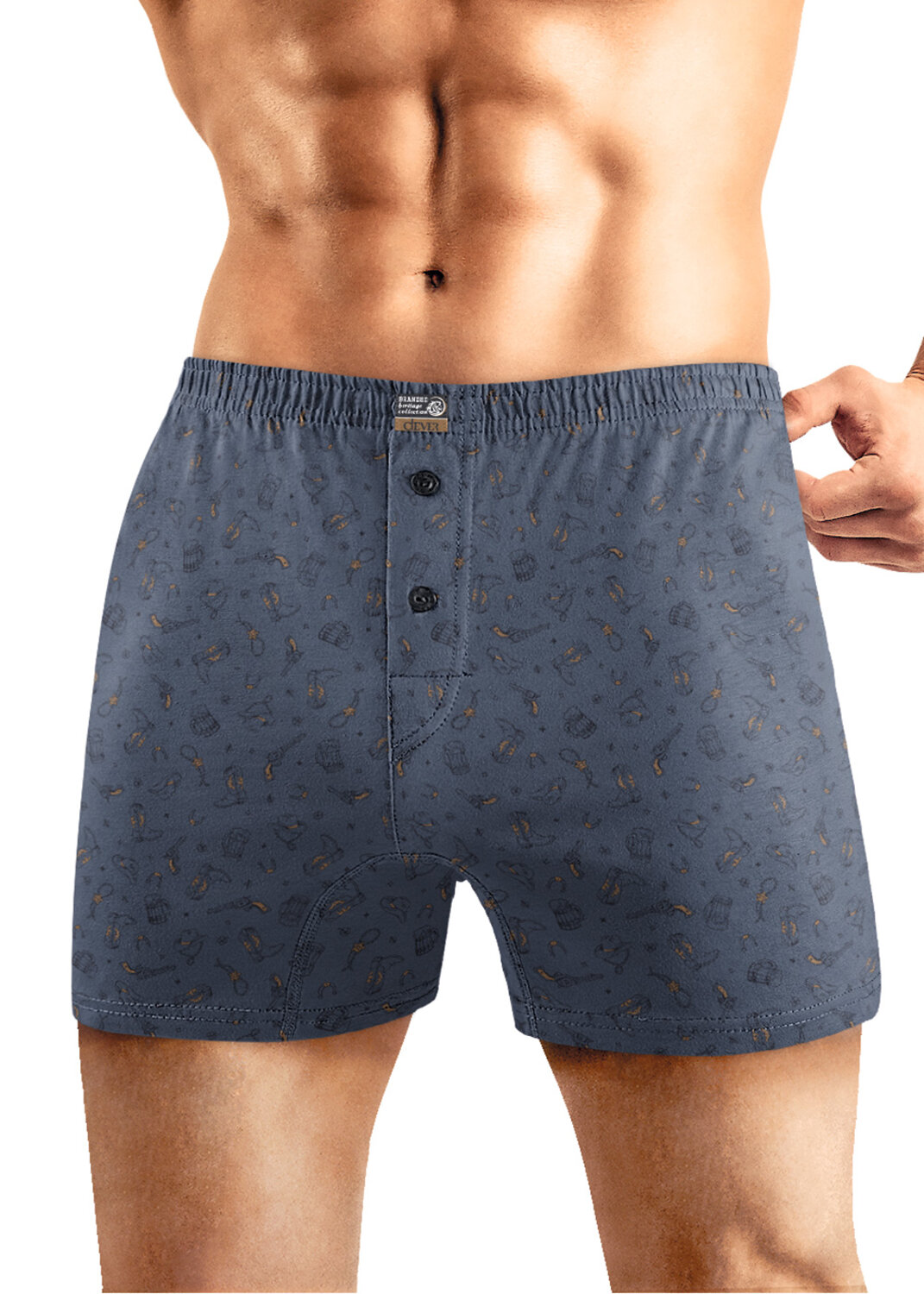 CLEVER Трусы 588632 MBX560931 джинсовый/т.синий