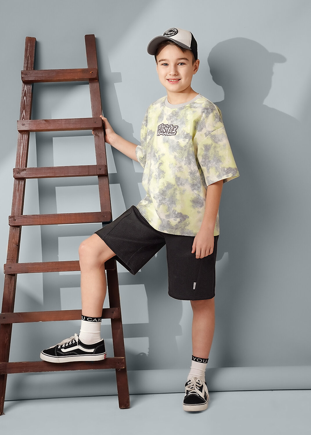 CLEVER Футболка 588670 867363/14кдн_п серый/св.зелёный