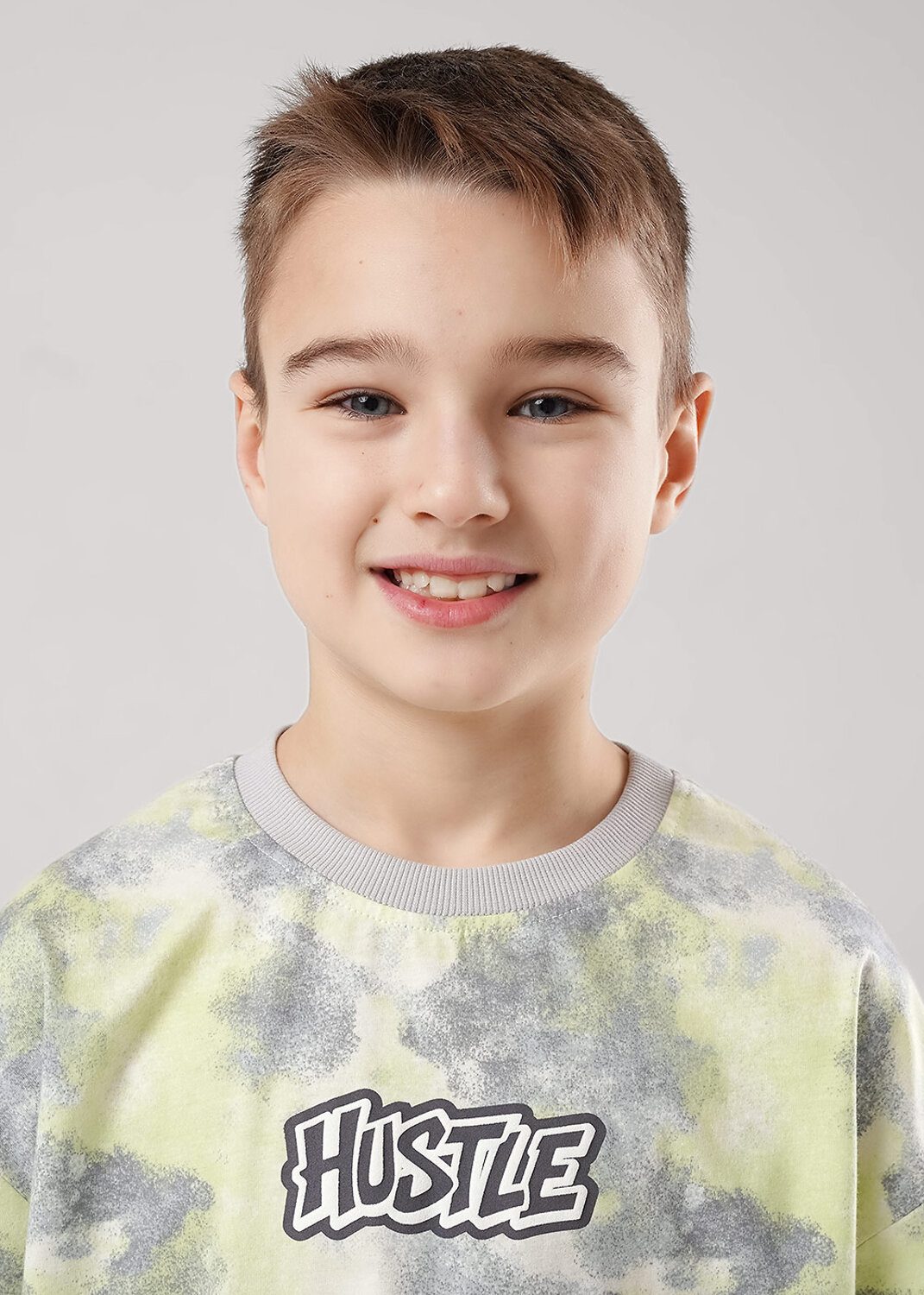 CLEVER Футболка 588670 867363/14кдн_п серый/св.зелёный