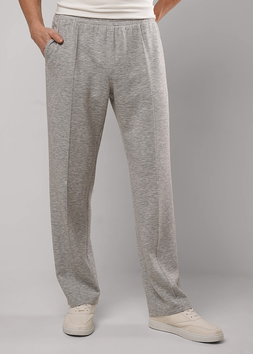 CLEVER Брюки 588675 562715/13сд меланж св.серый