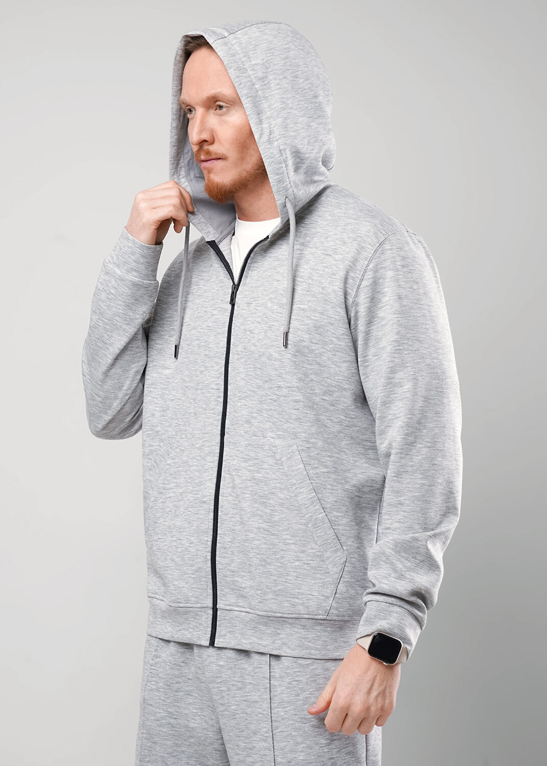 CLEVER Куртка 588677 562714/13сд меланж св.серый