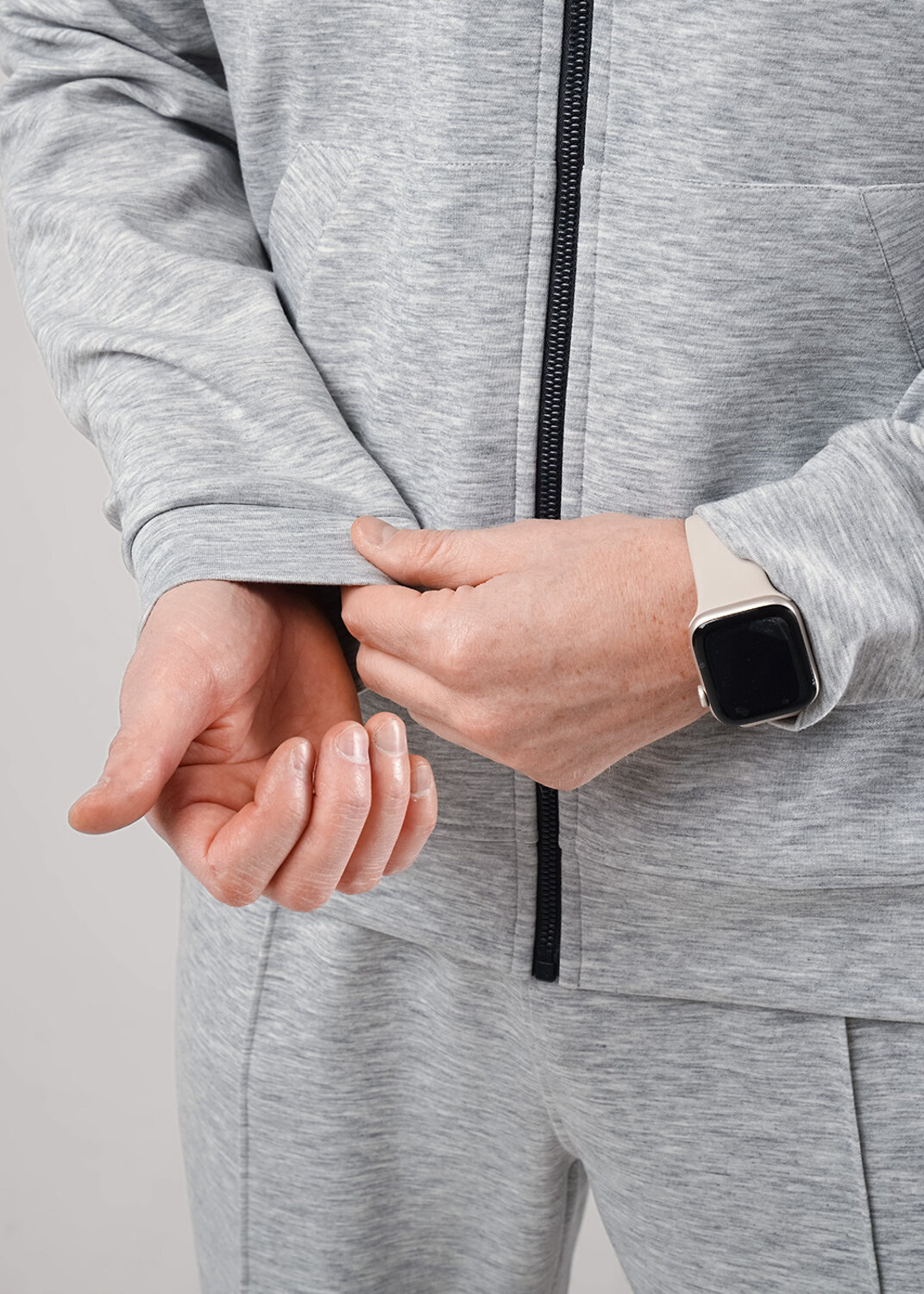 CLEVER Куртка 588677 562714/13сд меланж св.серый