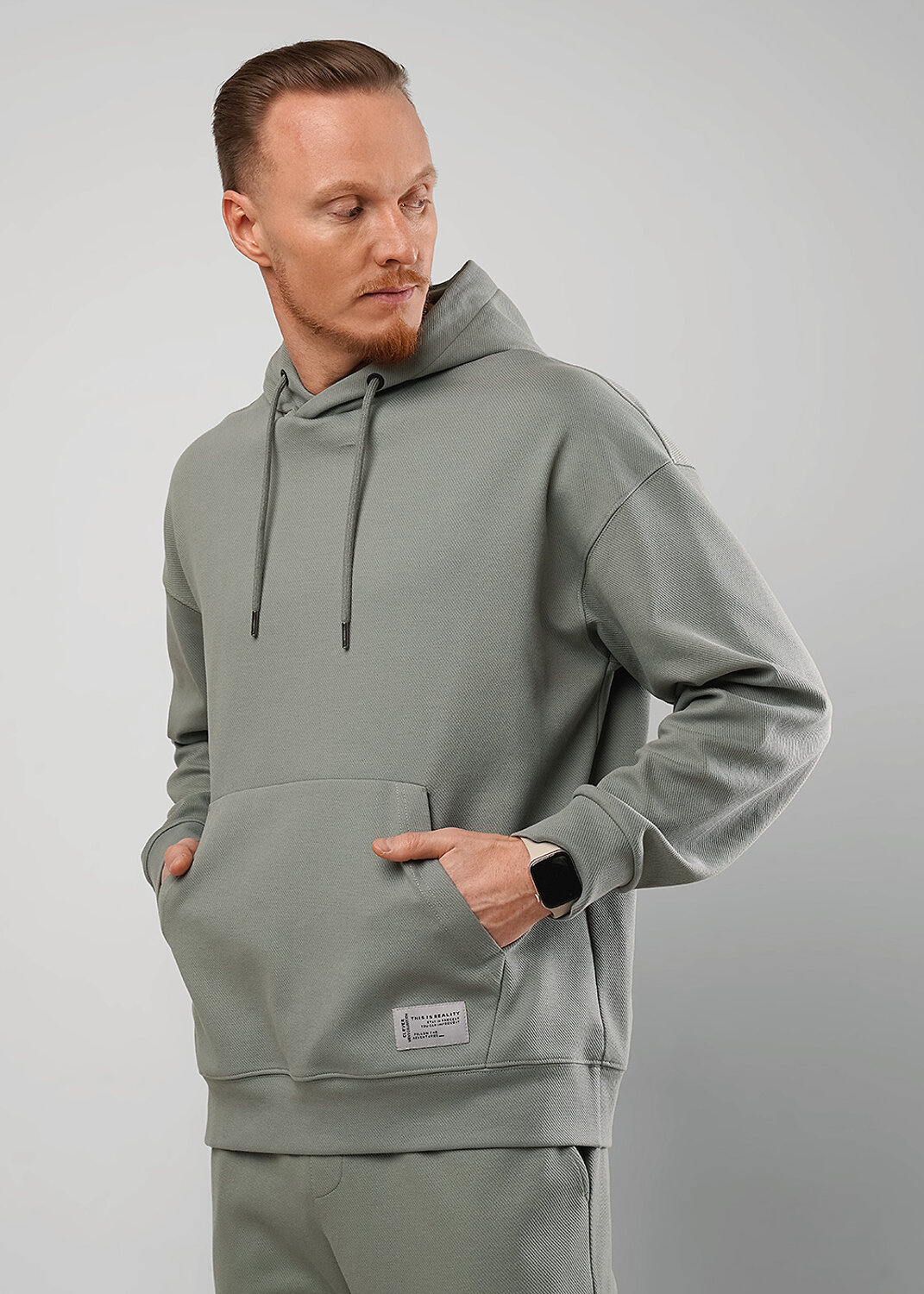 CLEVER Джемпер 588690 562471/14тдф хаки