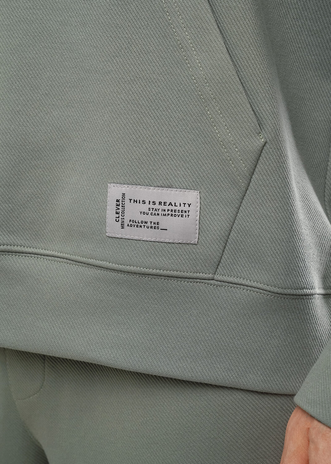 CLEVER Джемпер 588690 562471/14тдф хаки