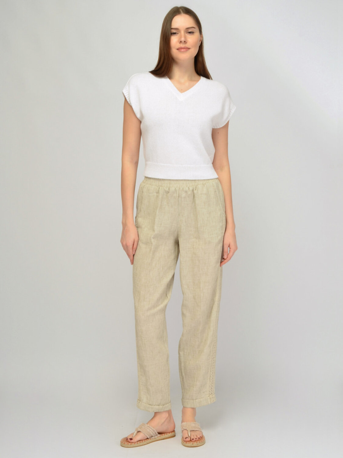 VISERDI Брюки 588705 10418-срз 8561035 бежевый