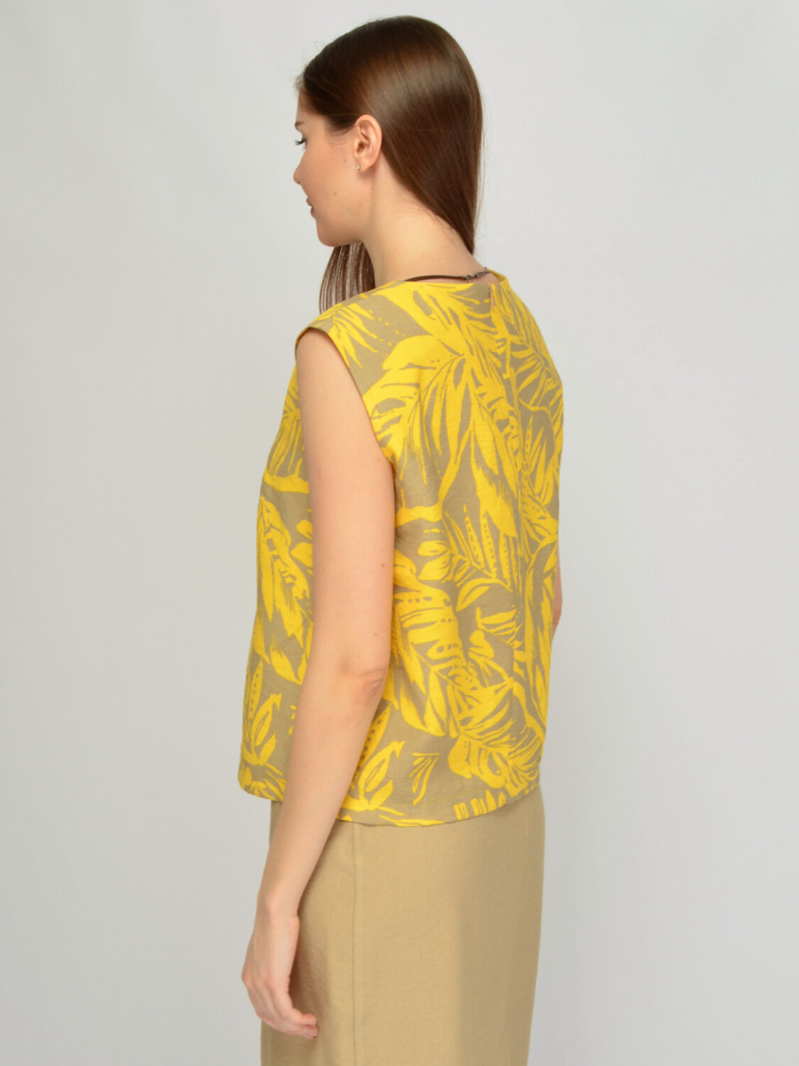 VISERDI Блузка 588714 10462-жлб 156785 желто-коричневый