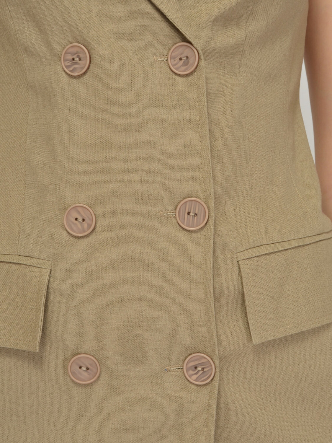 VISERDI Платье 588720 10009-беж 4561540 бежевый