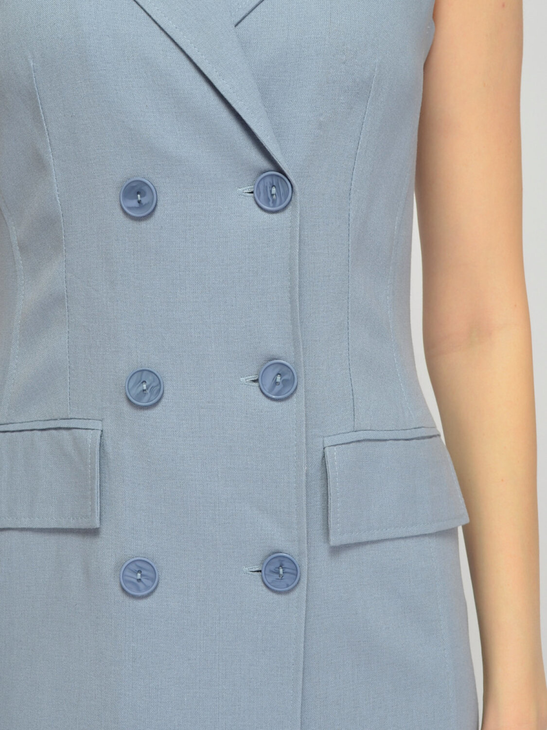 VISERDI Платье 588721 10009-джс 4561540 джинсовый