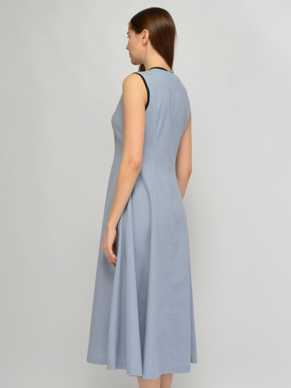 VISERDI Платье 588726 10468-джс 4561675 Джинсовый,черный