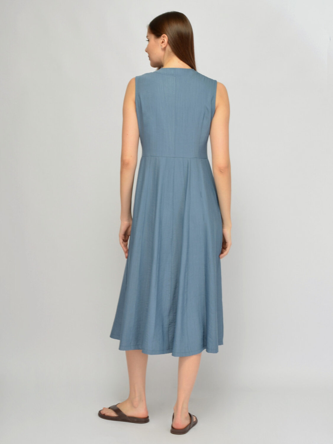 VISERDI Платье 588729 10473-джс 4561110 джинсовый