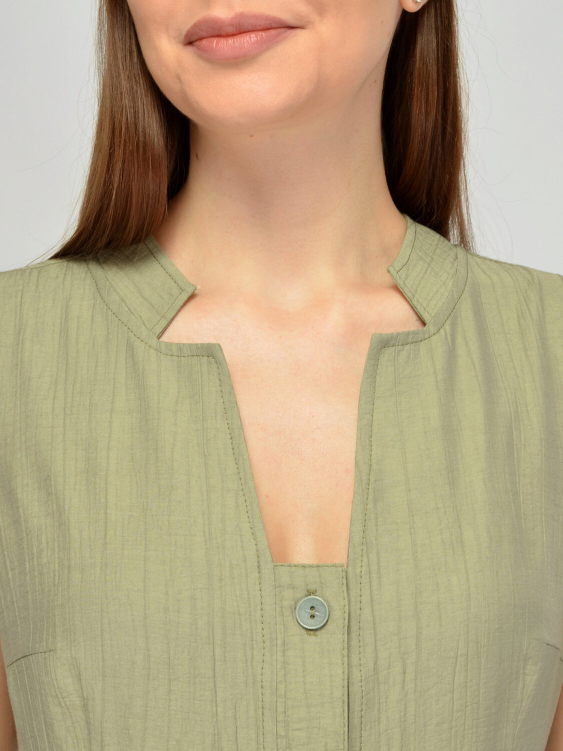 VISERDI Платье 588730 10473-олв 4561110 оливковый