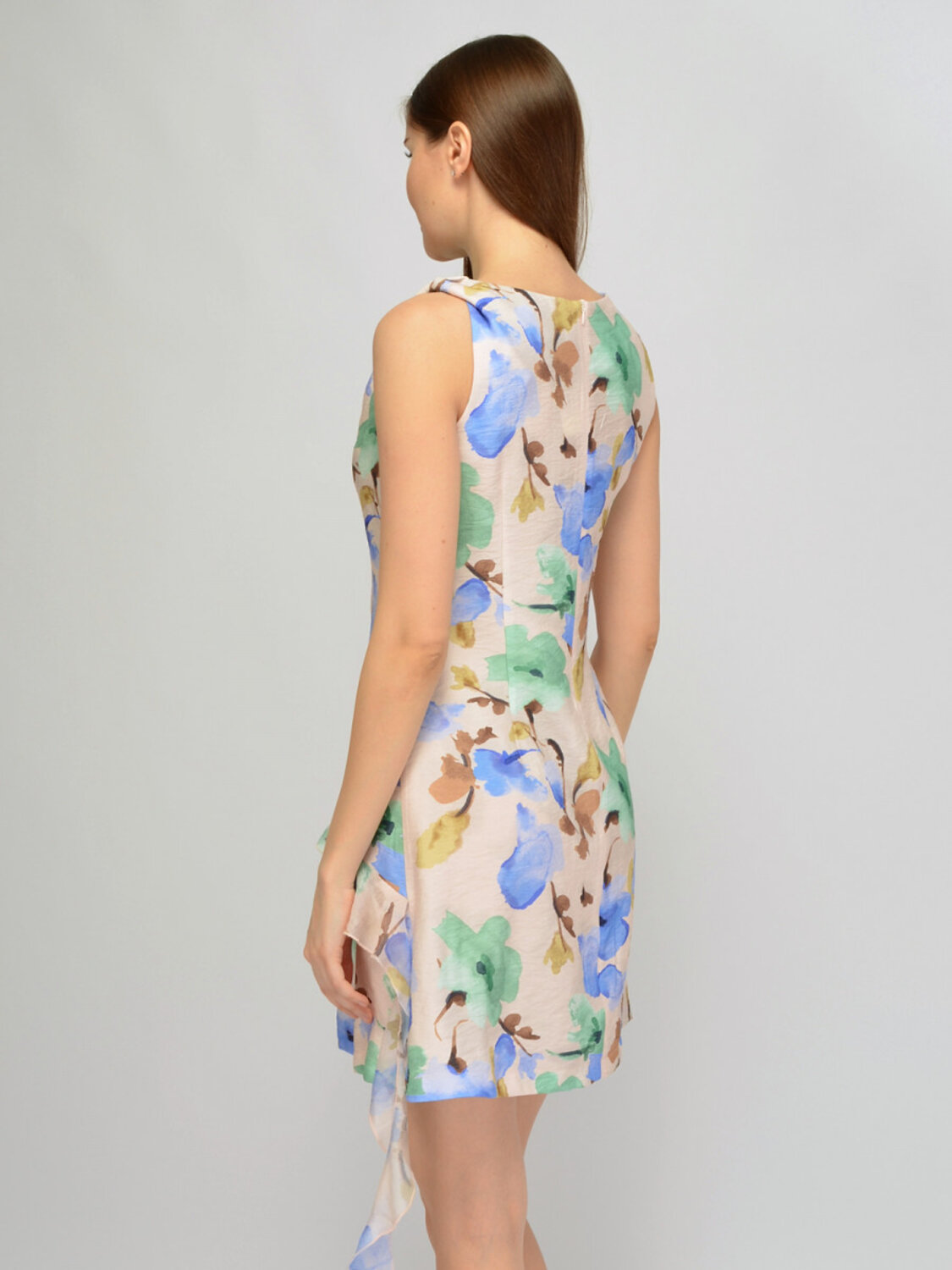 VISERDI Платье 588731 10474-цвр 456990 светло-розовый,голубой,бирюзовый