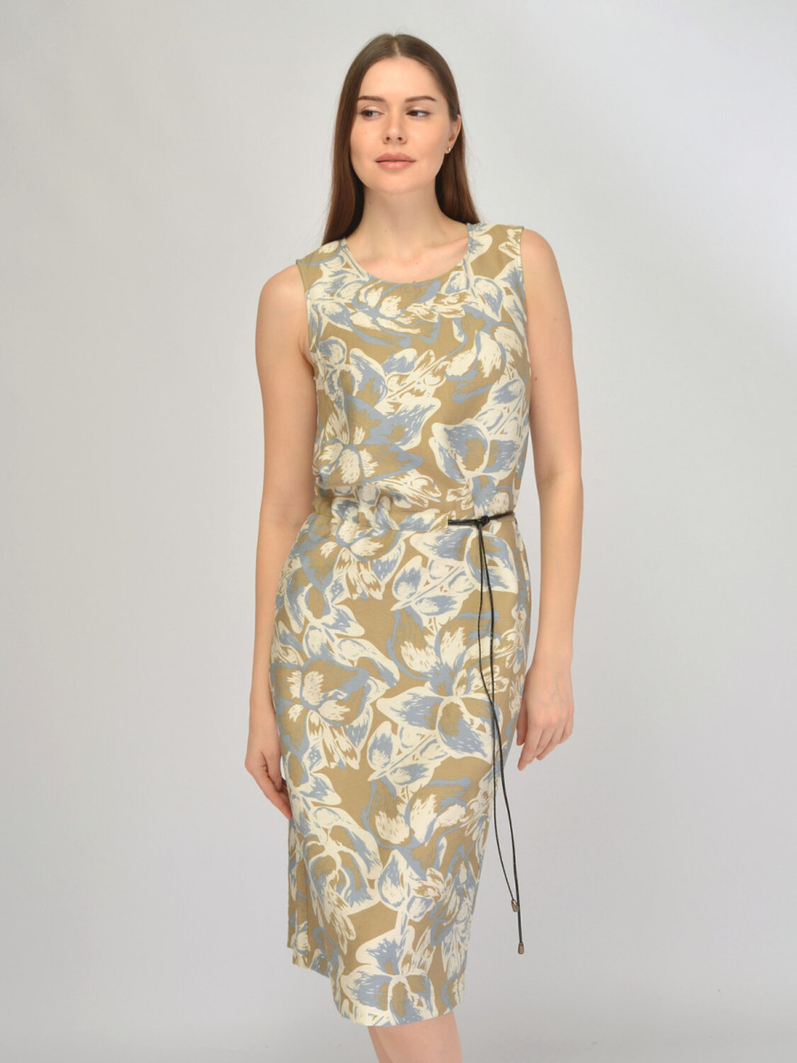 VISERDI Платье 588733 10466-абе 4561025 Синий,белый,бежевый