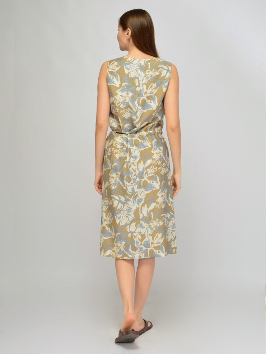 VISERDI Платье 588733 10466-абе 4561025 Синий,белый,бежевый