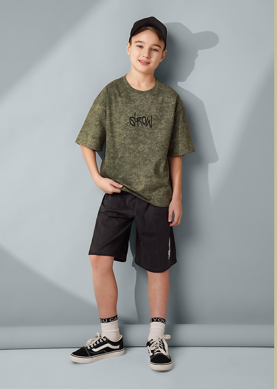 CLEVER Футболка 588744 867381/14ккн_п хаки/серый