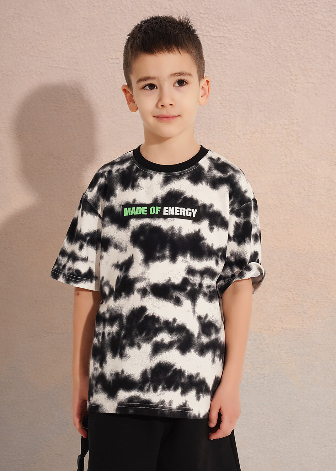 CLEVER Футболка 588754 867361/14кдн_п чёрный/молочный