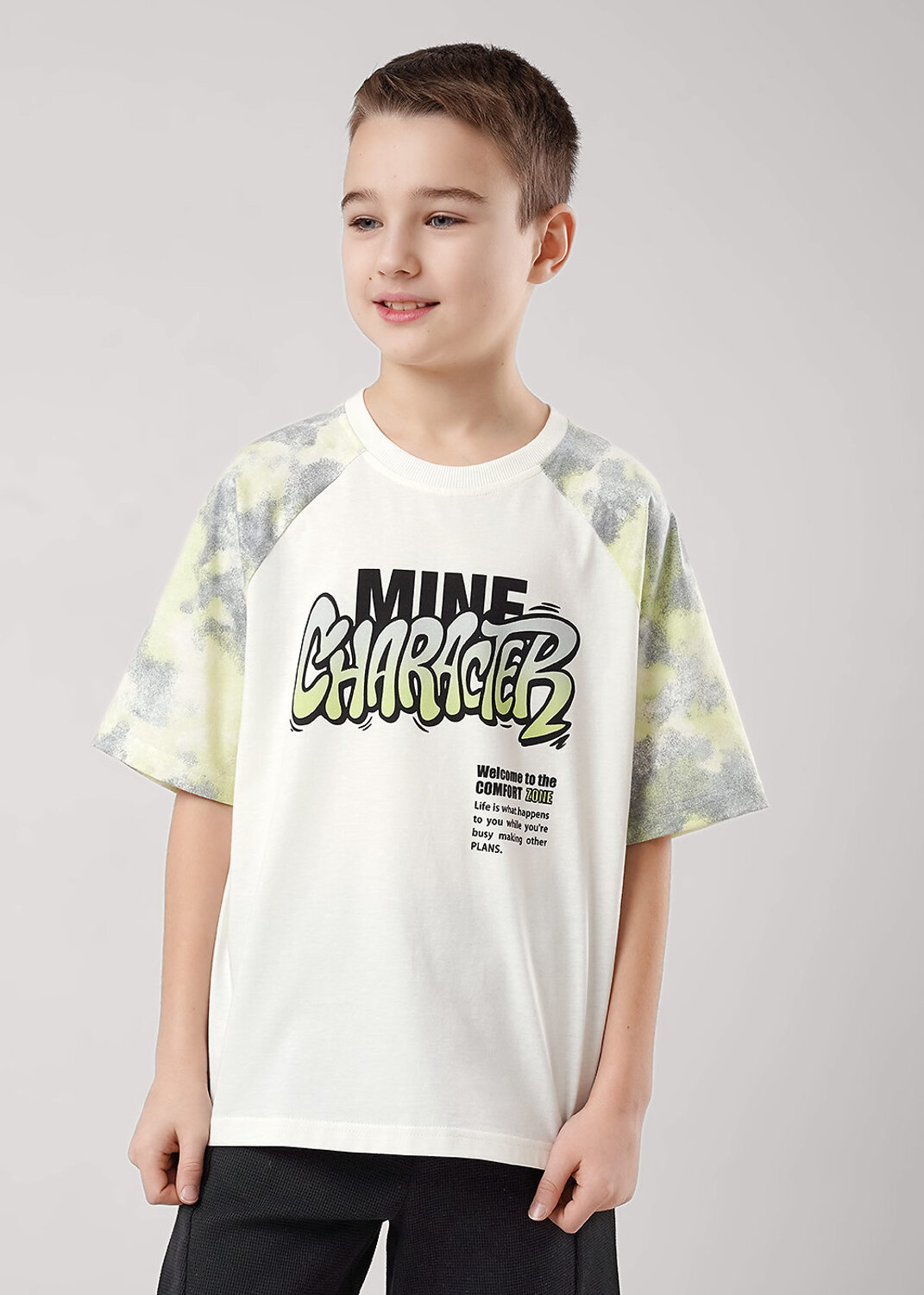 CLEVER Футболка 588758 867362/14кд_п молочный