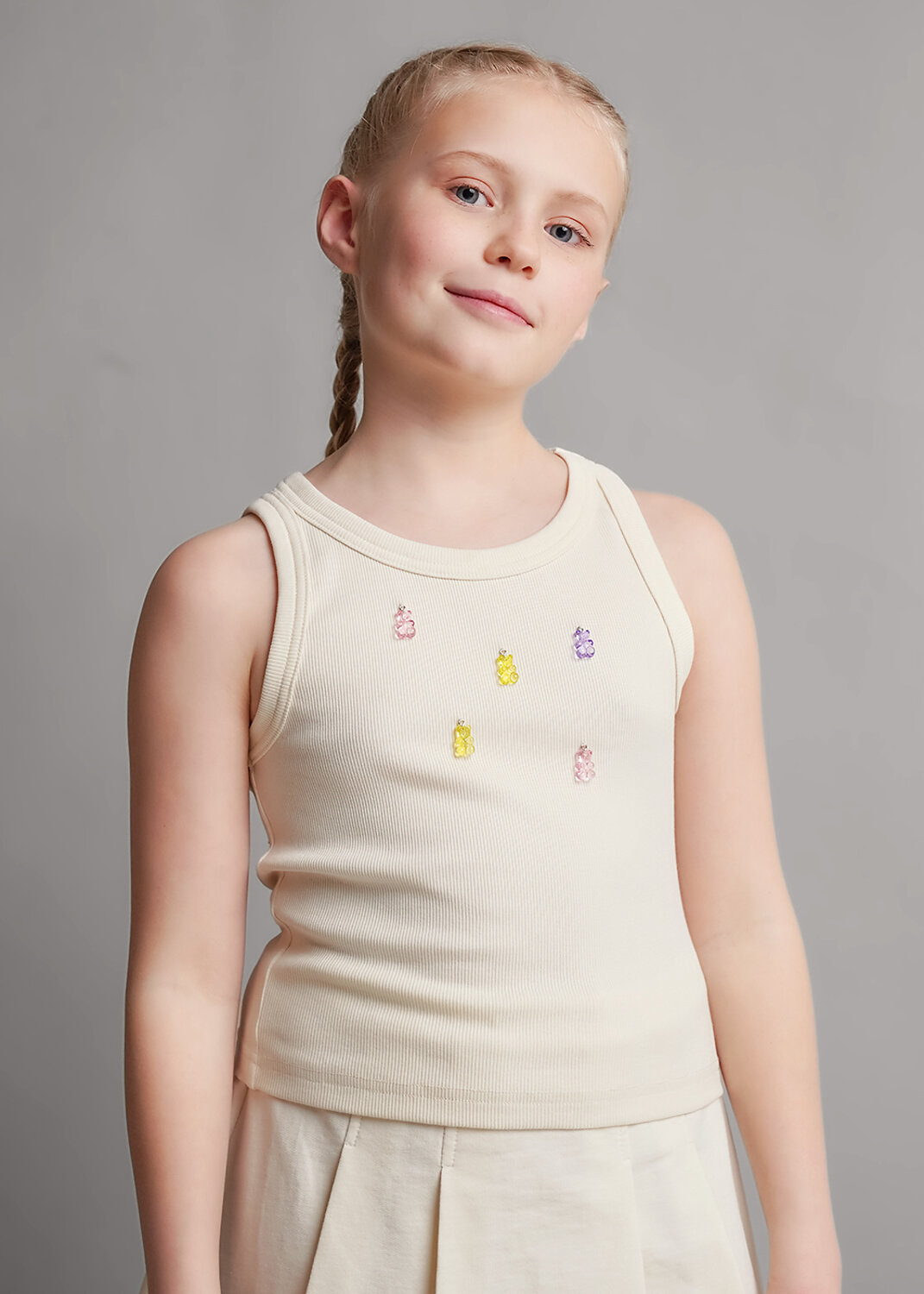 CLEVER Майка 588765 867385/15ш молочный