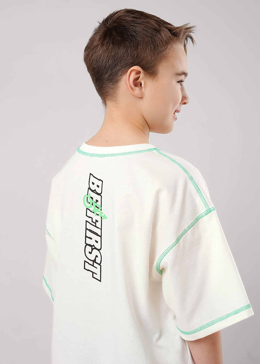 CLEVER Футболка 588769 867382/14кд_п молочный