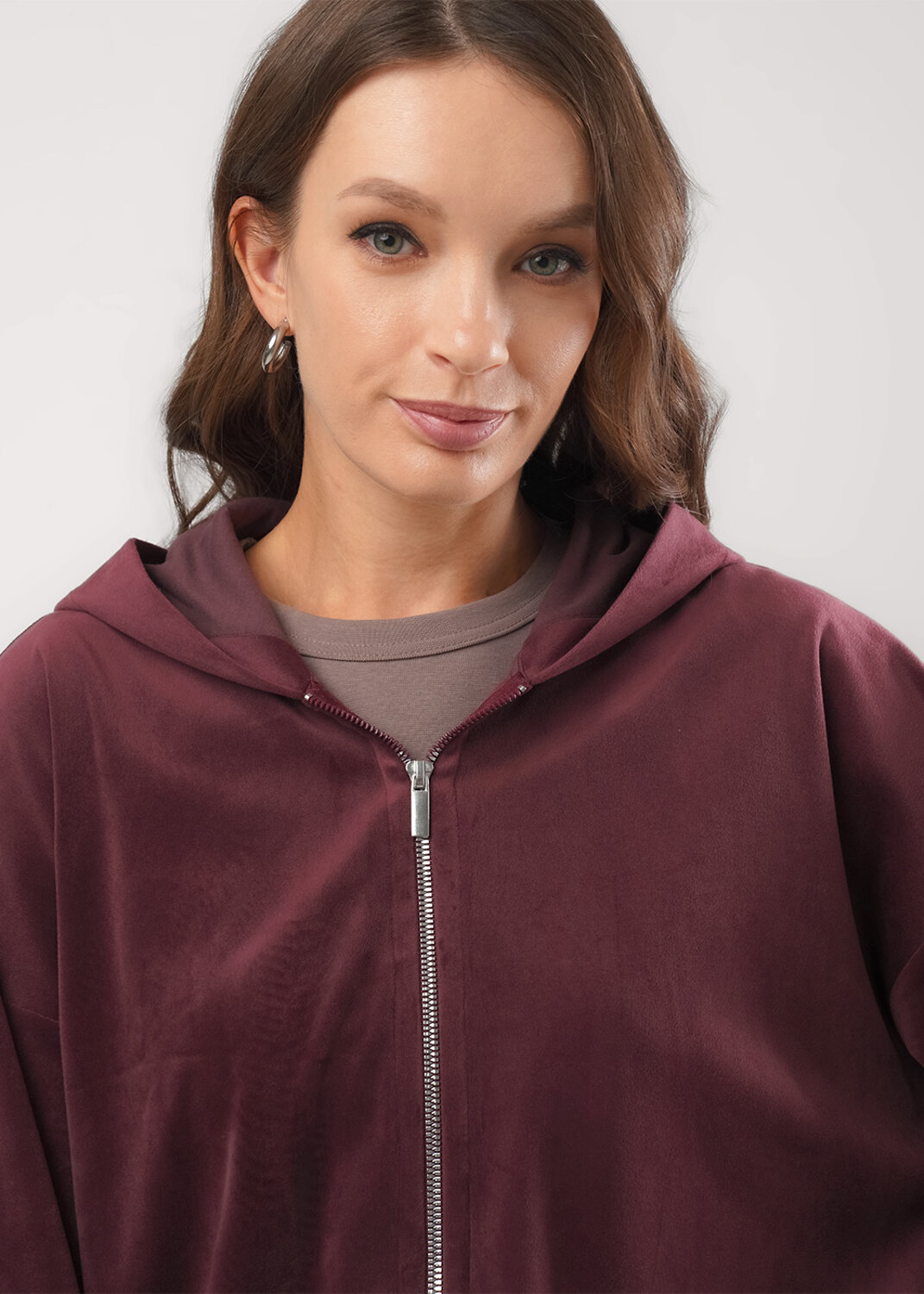 CLEVER Куртка 588778 267177/204ю бордовый