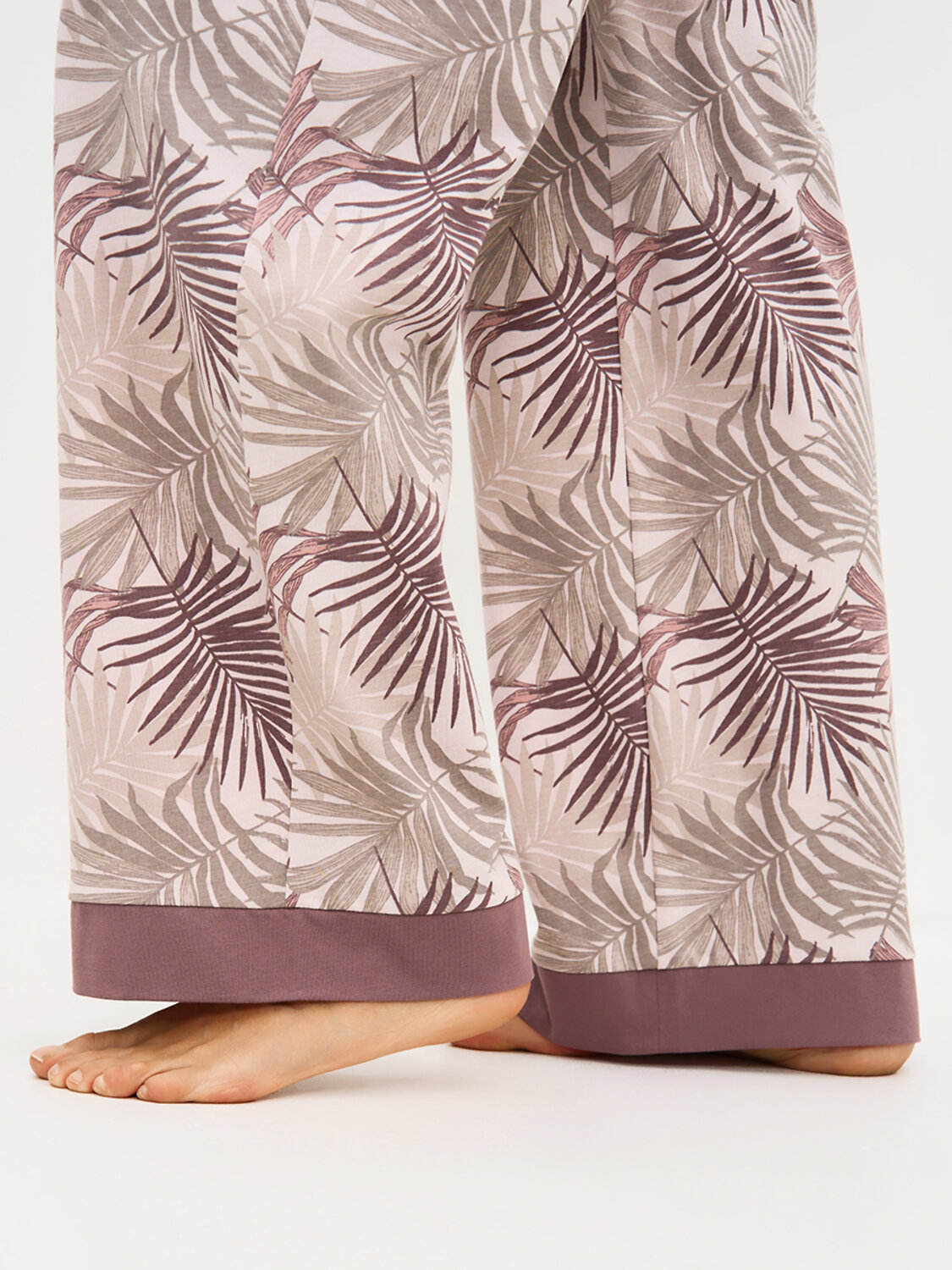 Omsa Пижама 588820 OmD 0244D SELVATICA Пижама принт. жен.(Рубашка кор.рукав+Брюки прямые), CO Rosa Cashmere (Розовый)