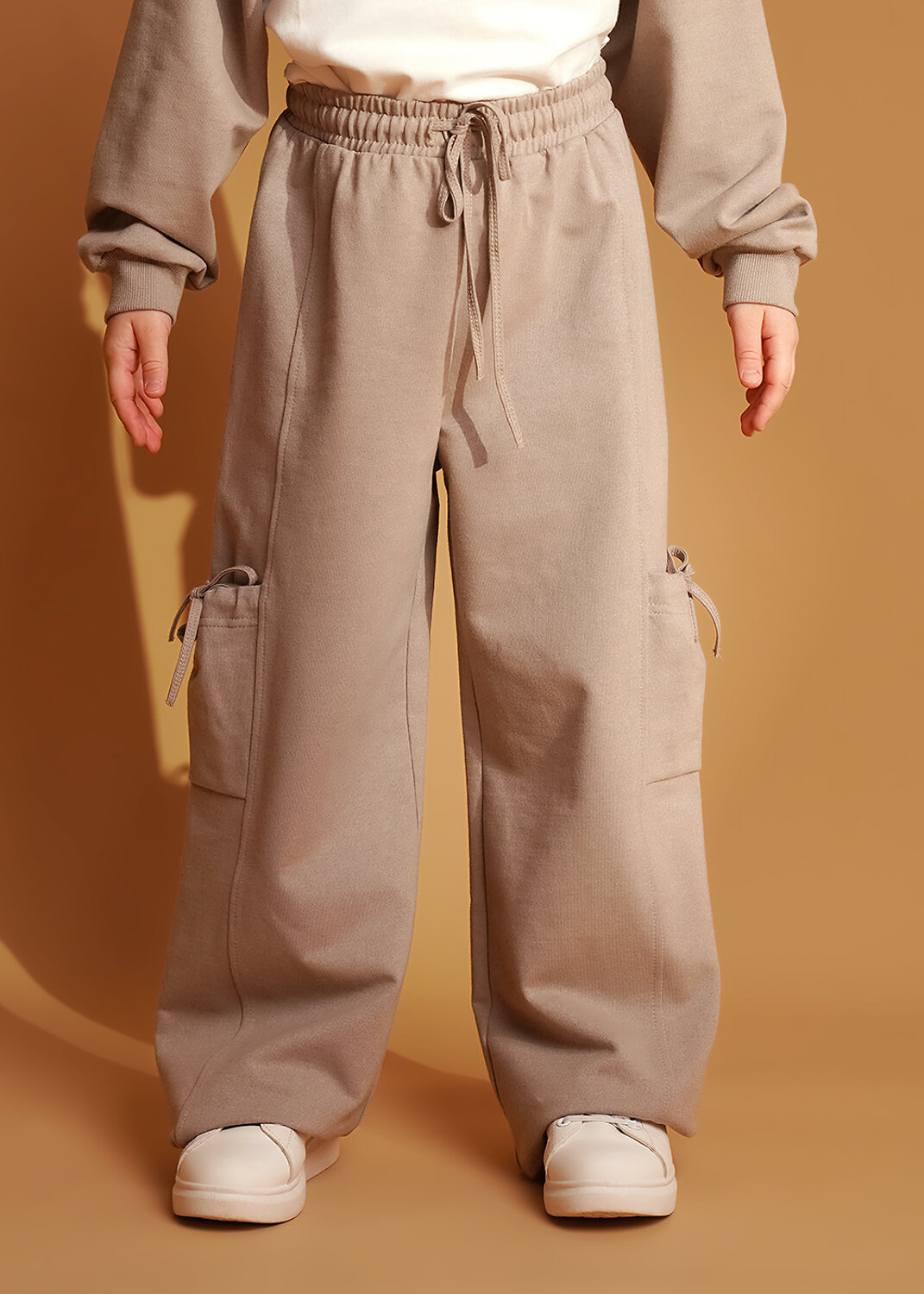 CLEVER Брюки 588839 867375/15ан св.коричневый/кофейный